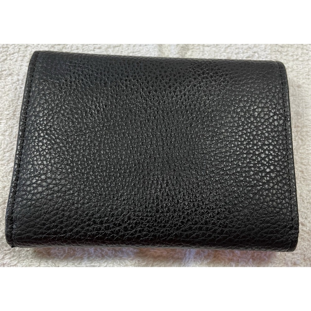 Ellen Tracy Women's Small Trifold Wallet Black NEW - Picture 2 of 4